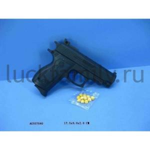 ПИСТОЛЕТ ПНЕВМ. С ПУЛЬКАМИ В ПАК. 18*9*2СМ в кор.2*300шт ― Luckfamily.ru