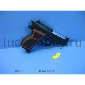 ПИСТОЛЕТ ПНЕВМ. С ПУЛЬКАМИ В ПАК. 16*12*3СМ в кор.2*144шт ― Luckfamily.ru