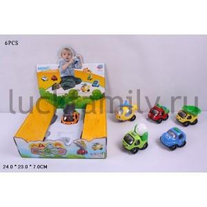 МАШИНА В АССОРТ. 7112 В РУСС. ДИСПЛЕЕ 24*23*7СМ УП-6ШТ в кор.2*18уп ― Luckfamily.ru