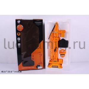 СТРОИТЕЛЬНЫЙ КРАН НА ПУЛЬТЕ 9341 В РУСС. КОР. 45*23*14СМ в кор.2*9шт ― Luckfamily.ru