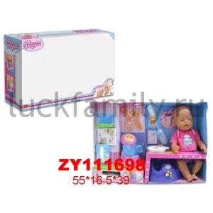 ПУПС МНОГОФУНКЦ. 44СМ С ГОРШКОМ И АКСЕСС. ZYC-0744 В РУСС. КОР. 55*17*39СМ в кор.8шт ― Luckfamily.ru