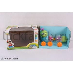 КАТАЛКА-ГУСЕНИЦА НА ВЕРЕВОЧКЕ 1006 В КОР. 25*16*13СМ в кор.2*24шт ― Luckfamily.ru