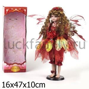 КУКЛА-ФЕЯ ФАРФОРОВАЯ 45СМ В РУСС. КОР. в кор.12шт ― Luckfamily.ru