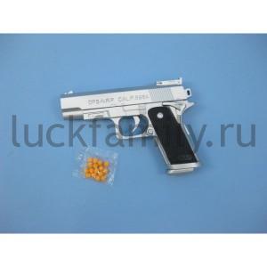 ПИСТОЛЕТ ПНЕВМ. С ПУЛЬКАМИ В ПАК. в кор.432шт ― Luckfamily.ru