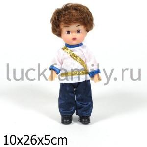 КУКЛА "НАСТЕНЬКА" В АССОРТ. В ПАК. (РУСС. УП.) 17СМ в кор.3*72шт ― Luckfamily.ru