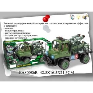 ДЖИП ВОЕННЫЙ Р/У НА АККУМ. СВЕТ+ЗВУК В РУСС. КОР. 42*16*21СМ в кор.2*6шт ― Luckfamily.ru