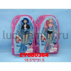 КУКЛА С АКСЕСС., В АССОРТ. НА КАРТ. (РУСС. УП.) 19*5*32СМ в кор.2*24шт ― Luckfamily.ru