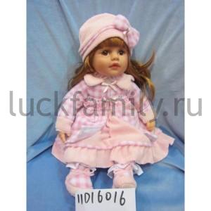 КУКЛА ВИНИЛ ОЗВУЧ., РУСС. ЧИП, ГОВОРИТ 100 ФРАЗ В ПАК. 40СМ в кор.48шт ― Luckfamily.ru