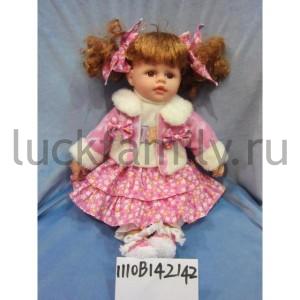 КУКЛА ВИНИЛ ОЗВУЧ., ГОВОРИТ 100 ФРАЗ В ПАК. 45СМ в кор.48шт ― Luckfamily.ru