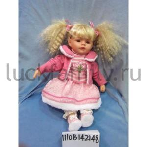 КУКЛА ВИНИЛ ОЗВУЧ., ГОВОРИТ 100 ФРАЗ В ПАК. 45СМ в кор.48шт ― Luckfamily.ru
