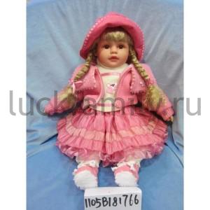 КУКЛА ВИНИЛ ОЗВУЧ., ГОВОРИТ 100 ФРАЗ В ПАК. 45СМ в кор.24шт ― Luckfamily.ru
