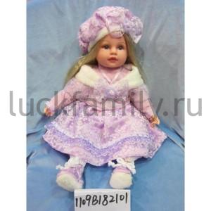КУКЛА ВИНИЛ ОЗВУЧ., ГОВОРИТ 100 ФРАЗ В ПАК. 45СМ в кор.24шт ― Luckfamily.ru
