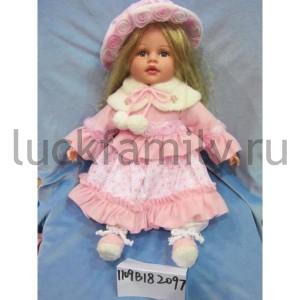 КУКЛА ВИНИЛ ОЗВУЧ., ГОВОРИТ 100 ФРАЗ В ПАК. 45СМ в кор.24шт ― Luckfamily.ru