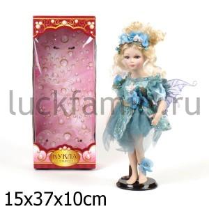 КУКЛА-ФЕЯ ФАРФОРОВАЯ 35СМ В РУСС. КОР. в кор.18шт ― Luckfamily.ru