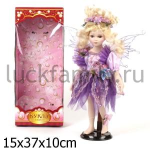 КУКЛА-ФЕЯ ФАРФОРОВАЯ 35СМ В РУСС. КОР. в кор.18шт ― Luckfamily.ru
