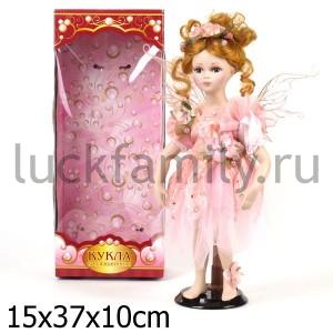 КУКЛА-ФЕЯ ФАРФОРОВАЯ 35СМ В РУСС. КОР. в кор.18шт ― Luckfamily.ru