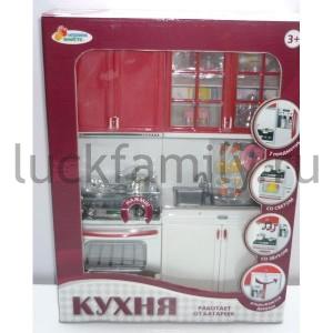 КУХНЯ "ИГРАЕМ ВМЕСТЕ" НА БАТ. СВЕТ+ЗВУК, С АКСЕСС. РУСС. В КОР. 27*10*38СМ в кор.2*12шт ― Luckfamily.ru