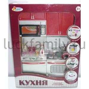 КУХНЯ "ИГРАЕМ ВМЕСТЕ" НА БАТ. СВЕТ+ЗВУК, С АКСЕСС. 26213 В РУСС. КОР. 27*10*38СМ в кор.2*12шт ― Luckfamily.ru