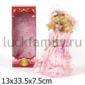 КУКЛА ФАРФОР 30СМ В РУСС. КОР. в кор.24шт ― Luckfamily.ru