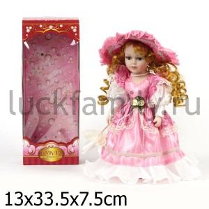 КУКЛА ФАРФОР 30СМ В РУСС. КОР. в кор.24шт ― Luckfamily.ru