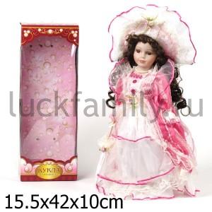 КУКЛА ФАРФОР 40СМ В РУСС. КОР. в кор.12шт ― Luckfamily.ru