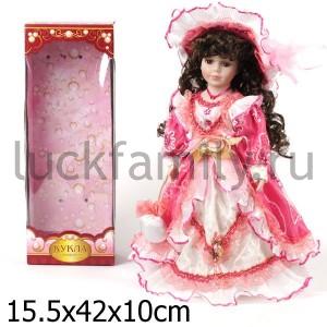 КУКЛА ФАРФОР 40СМ В РУСС. КОР. в кор.12шт ― Luckfamily.ru