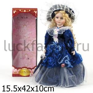 КУКЛА ФАРФОР 40СМ В РУСС. КОР. в кор.12шт ― Luckfamily.ru