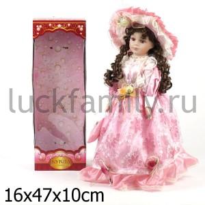 КУКЛА ФАРФОР 45СМ В РУСС. КОР. в кор.12шт ― Luckfamily.ru