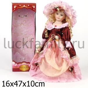 КУКЛА ФАРФОР 45СМ В РУСС. КОР. в кор.12шт ― Luckfamily.ru