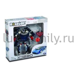 РОБОТ-ТРАНСФОРМЕР "GALAXY DEFENDER" 1:24 JAGUAR XJ220 ROADBOT СО СВЕТОМ В КОР. в кор.18шт ― Luckfamily.ru