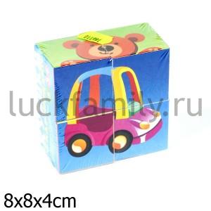 КУБИКИ В КАРТИНКАХ 34 (ИГРУШКИ) в уп.48шт ― Luckfamily.ru