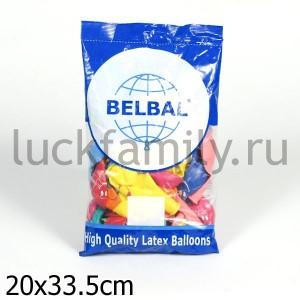 ШАРИК НАДУВНОЙ 12" С РИС. "УЛЫБКА" УП-50ШТ ― Luckfamily.ru