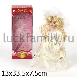 КУКЛА ФАРФОР 30СМ В РУСС. КОР. в кор.24шт ― Luckfamily.ru