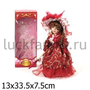 КУКЛА ФАРФОР 30СМ В РУСС. КОР. в кор.24шт ― Luckfamily.ru
