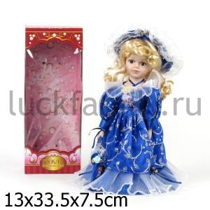 КУКЛА ФАРФОР 30СМ В РУСС. КОР. в кор.24шт ― Luckfamily.ru