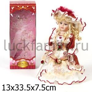 КУКЛА ФАРФОР 30СМ В РУСС. КОР. в кор.24шт ― Luckfamily.ru