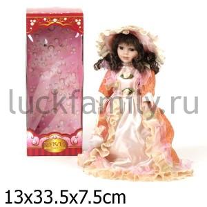 КУКЛА ФАРФОР 30СМ В РУСС. КОР. в кор.24шт ― Luckfamily.ru