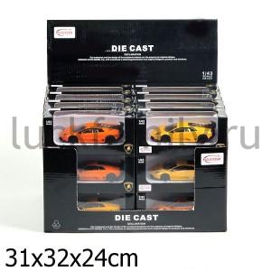 МАШИНА МЕТАЛЛ. RASTAR 1:43 MURCIELAGO LP 670-4 SV, ЦВЕТ В АССОРТ. В КОР. УП-24ШТ в кор.3уп ― Luckfamily.ru