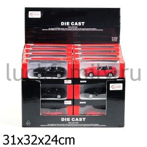 МАШИНА МЕТАЛЛ. RASTAR 1:43 BMW Z4, ЦВЕТ В АССОРТ. В КОР. УП-24ШТ в кор.3уп ― Luckfamily.ru