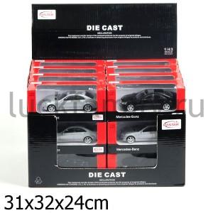 МАШИНА МЕТАЛЛ. RASTAR 1:43 MERCEDES S 63 AMG, ЦВЕТ В АССОРТ. В КОР. УП-24ШТ в кор.3уп ― Luckfamily.ru