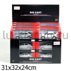 МАШИНА МЕТАЛЛ. RASTAR 1:43 BMW 5 SERIES, ЦВЕТ В АССОРТ. В КОР. УП-24ШТ в кор.3уп ― Luckfamily.ru