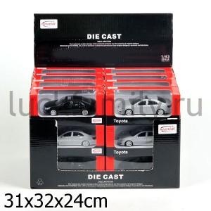 МАШИНА МЕТАЛЛ. RASTAR 1:43 TOYOTA CAMRY, ЦВЕТ В АССОРТ. В КОР. УП-24ШТ в кор.3уп ― Luckfamily.ru