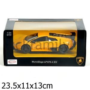 МАШИНА МЕТАЛЛ. RASTAR 1:24 MURCIELAGO LP670-4, ОТКРЫВ. ДВЕРИ И КАПОТ В КОР. в кор.12шт ― Luckfamily.ru