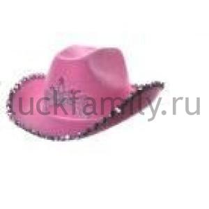 ШЛЯПА КАРНАВАЛЬНАЯ РОЗОВАЯ С СЕРЕБРЯНОЙ КОРОНОЙ в кор.36шт ― Luckfamily.ru