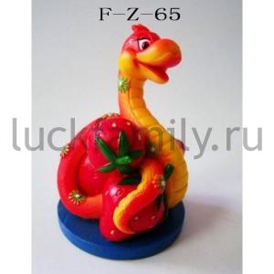ФИГУРКА ЗМЕЯ В КОРОНЕ С КЛУБНИКОЙ, 4,5*4,5*7СМ В КОР. в кор.96шт ― Luckfamily.ru