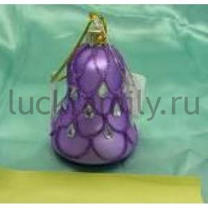 ЕЛОЧНАЯ ИГРУШКА КОЛОКОЛЬЧИК, 9*6СМ, СТЕКЛО ЦВЕТ В АССОРТ. В ПАК. НА ХЕДЕРЕ УП-6ШТ в кор.24уп ― Luckfamily.ru