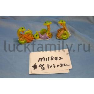ФИГУРКА СИМВОЛ ГОДА ЗМЕЯ 5*3,2*5,2СМ, В АССОРТ. В КОР. УП-3ШТ в кор.192уп ― Luckfamily.ru