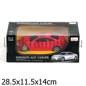 МАШИНА Р/У RASTAR INFINITI G 37 COUPE 1:24, СО СВЕТОМ, ЦВЕТ В АССОРТ. В КОР. в кор.24шт ― Luckfamily.ru