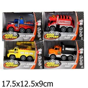 МАШИНА "TOYSTATE" НА БАТ. СО СВЕТОМ И ЗВУКОМ, В АССОРТ. 33220 В КОР. в кор.12шт ― Luckfamily.ru