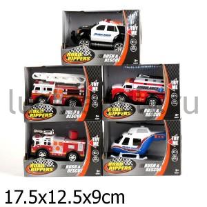 МАШИНА "TOYSTATE" СПЕЦСЛУЖБА НА БАТ. СО СВЕТОМ И ЗВУКОМ, В АССОРТ. 34511 В КОР. в кор.12шт ― Luckfamily.ru